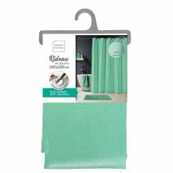 Paris Prix Rideau De Douche Dotty 180x200cm Tilleul -Meuble Soldes B2CD 274