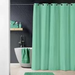 Paris Prix Rideau De Douche Dotty 180x200cm Tilleul -Meuble Soldes B2CD 275