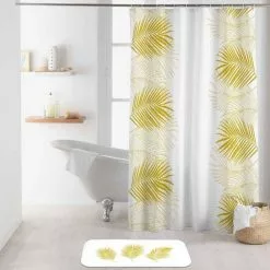 Paris Prix Rideau De Douche Imprimé Orbella 180x200cm Blanc