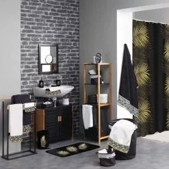 Paris Prix Rideau De Douche Imprimé Orbella 180x200cm Blanc -Meuble Soldes B2CD 280