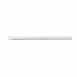 INTERDESIGN Barre Pour Rideau De Douche Blanc Extensible 65.2 X 2.9 Cm