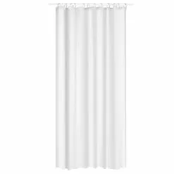 TOILINUX Lot 2x Rideau De Douche Eva - 180 X 200 Cm - Blanc
