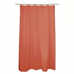 Paris Prix Rideau De Douche PEVA Vitamine 180x200cm Terracotta