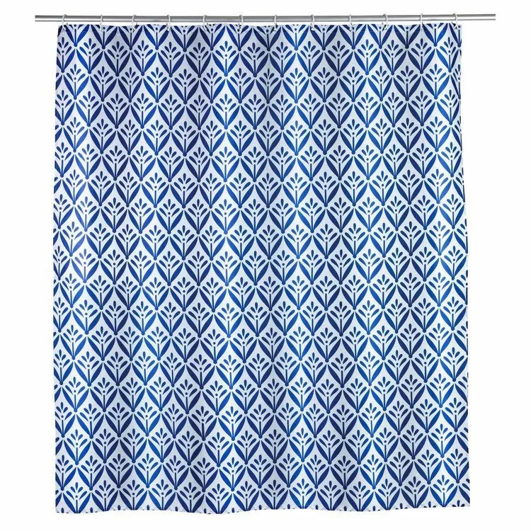 Wenko Rideau De Douche Design Marin Lorca - Polyester - 180 X 200 Cm - Bleu 1 Wenko Rideau De Douche Design Marin Lorca - Polyester - 180 X 200 Cm - Bleu
