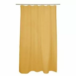 Paris Prix Rideau De Douche PEVA Vitamine 180x200cm Ocre