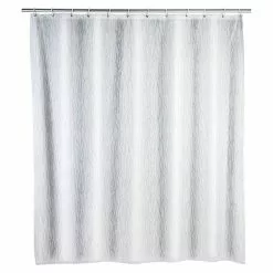 Wenko Rideau De Douche Deluxe - Blanc -Meuble Soldes B2CD 482