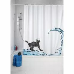Wenko Rideau De Douche Cat