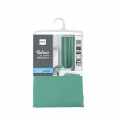 Paris Prix Rideau De Douche PEVA Vitamine 180x200cm Tilleul -Meuble Soldes B2CD 525