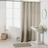 Paris Prix Rideau De Douche Uni Essencia 180x200cm Taupe