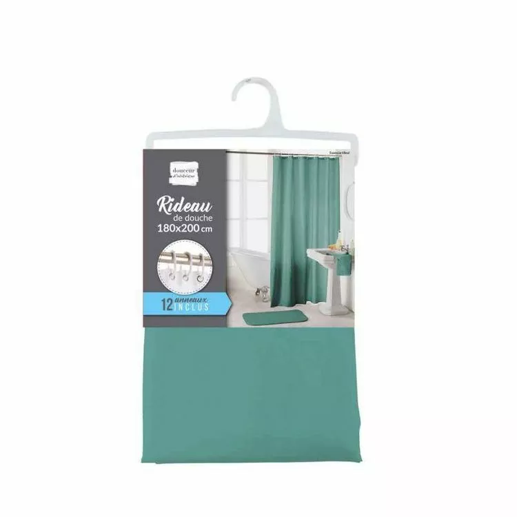 Paris Prix Rideau De Douche Uni Essencia 180x200cm Tilleul 2 Paris Prix Rideau De Douche Uni Essencia 180x200cm Tilleul â Image 2