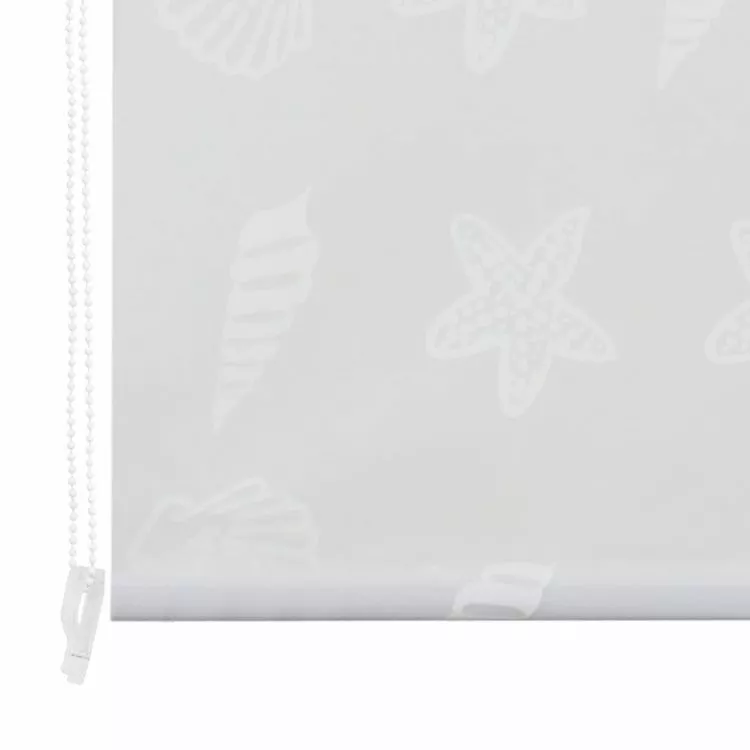 VIDAXL Store Roulant De Douche 100 X 240 Cm Etoile De Mer 5 VIDAXL Store Roulant De Douche 100 X 240 Cm Etoile De Mer â Image 5