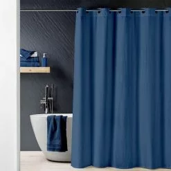 Paris Prix Rideau De Douche Dotty 180x200cm Indigo
