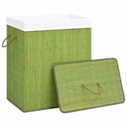 VIDAXL Panier A Linge Bambou Vert 83 L 8 VIDAXL Panier A Linge Bambou Vert 83 L -Meuble Soldes B2CD 648