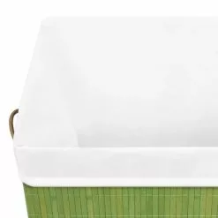 VIDAXL Panier A Linge Bambou Vert 83 L 11 VIDAXL Panier A Linge Bambou Vert 83 L -Meuble Soldes B2CD 651