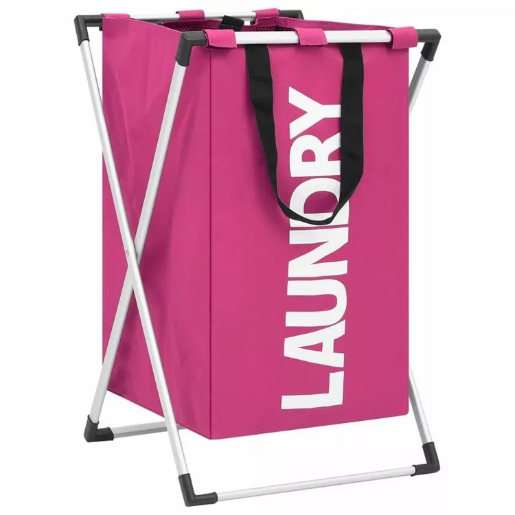 VIDAXL Trieuse A Linge Rose 1 VIDAXL Trieuse A Linge Rose