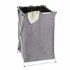 Wenko Panier à Linge Design Uno - L. 35 X H. 57 Cm - Gris Chiné