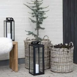 HOUSE NORDIC Indo - Lot De 2 Paniers En Rotin -Meuble Soldes B2CD 732