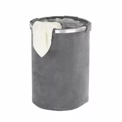Wenko Panier à Linge Cordoba 68L - Gris