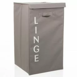 Instant D'O Panier à Linge Imprimé - Gris