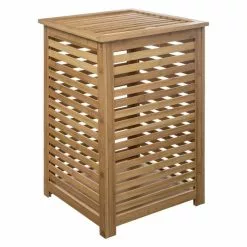 Instant D'O Panier à Linge En Bambou Sicela - L. 40 X H. 58 Cm - Marron