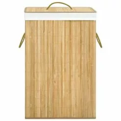 VIDAXL Panier A Linge Bambou 72 L -Meuble Soldes B2CD 851