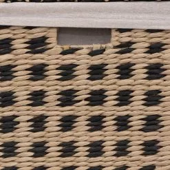 ATMOSPHERA Panier à Linge Rectangulaire Terre Inconnue -Meuble Soldes B2CD 894
