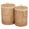 Paris Prix Lot De 2 Paniers Avec Couvercle Linge 55cm Naturel