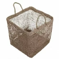Rendez Vous Déco Panier Scar Tressé Carré (lot De 3) -Meuble Soldes B2CD 979